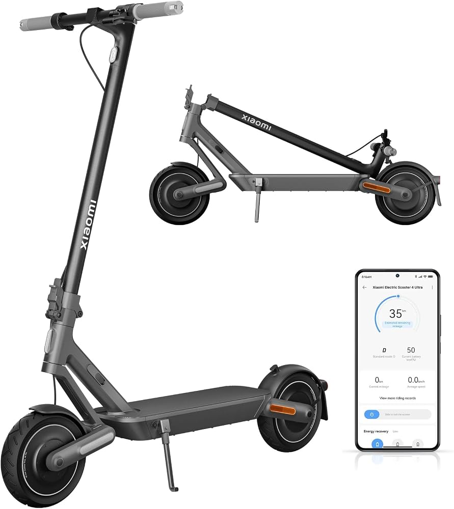 Xiaomi Scooter 4 Ultra plegado para transportar y guardar